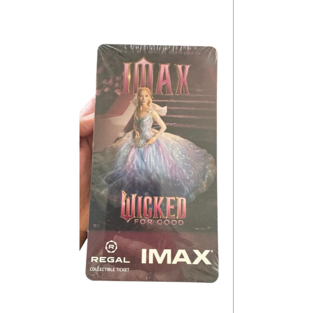 WICKED FOR GOOD IMAX
commemorative collectible ticket